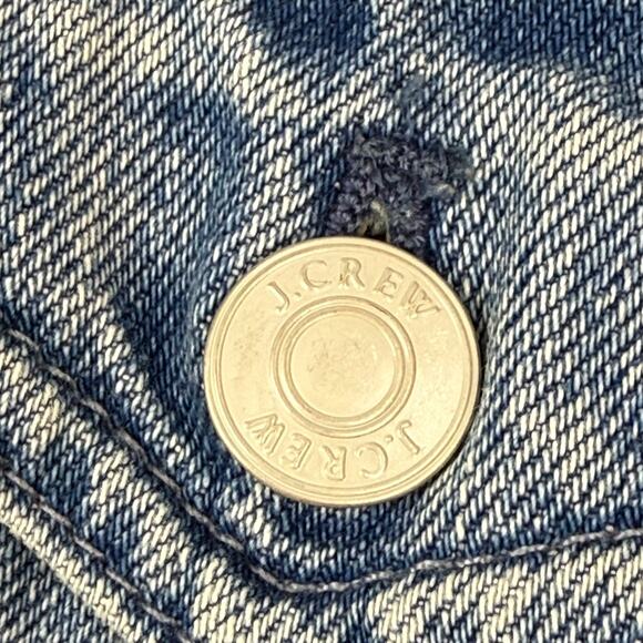 J. CREW light blue wash fitted denim jacket - Picture 12 of 16
